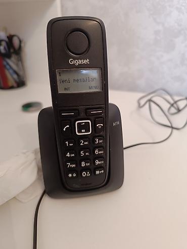 telefon ekran: Gigaset A116 simsiz DECT ev/ofis telefonu Xüsusiyyətlər: - Analioq — 5