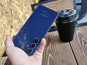 note 2: Samsung Galaxy A55 5G, Б/у, 128 ГБ, цвет - Синий, eSIM, 2 SIM, 1 SIM — 6