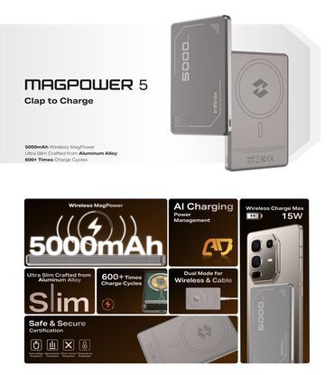 Powerbanklar: Powerbank 5000 mAh, Yeni