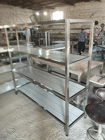 zeytun yağı: Paslanmayan poladdan (inox) hazırlanmış çoxsəviyyəli rəf sistemi - — 5