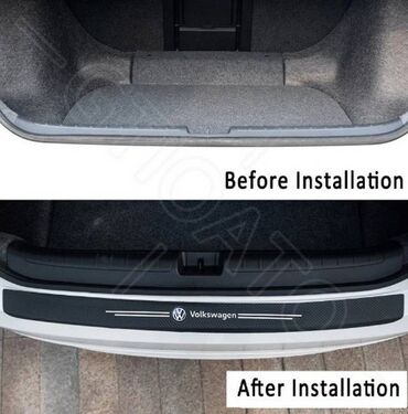 Tuning oprema: Stiker za branik automobila - karbon VOLKSWAGEN Stiker za zadnji — 8