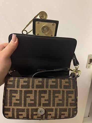 Çantalar: Fendi Zucca mini çiyin/əl çantası - Model: Baguette üslubunda mini — 4
