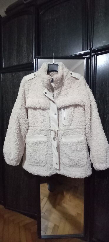 Zimske jakne: M (EU 38), Jednobojni, Bez postave, Veštačko krzno