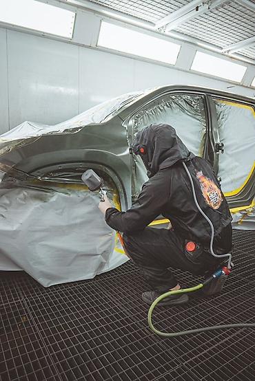 corolla 2016: Покраска автомобиля в камерных условиях - Полный цикл работ — 1