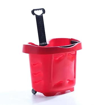 Təkərli Plastik Əl Səbəti – Rahat və Praktik Market Səbəti Yüngül