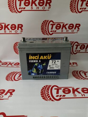 islenmis akumulator satisi: Inci Akü, 72 ah, Orijinal, Türkiyə, Yeni