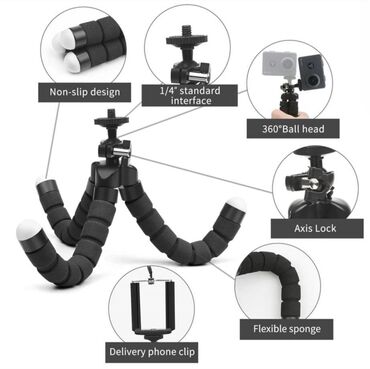 Ostali aksesoari za mobilne telefone: Mini Tripod za mobilni telefon + Držač + Bluetooth Okidac Fleksibilan — 8