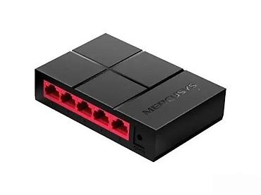 Modemi, ruteri i mrežni uređaji: Mercusys MS105G – gigabitni desktop svič, 5-portni - 5 RJ45 porta sa — 2