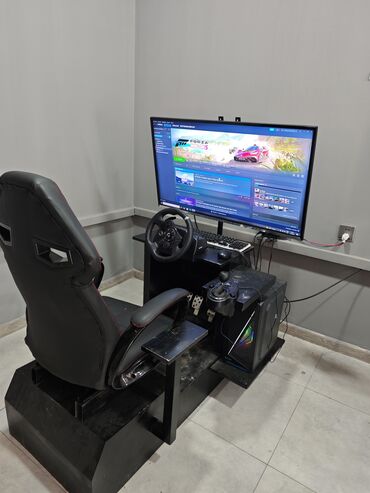 Masaüstü kompüterlər və iş stansiyaları: Barter yoxdur PC və Logitech sükan konsol satılır. Qeyd olunan qiymət — 7