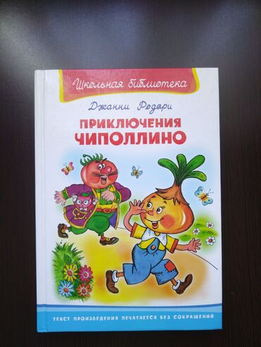 русский язык 2 класс для кыргызских школ: Книга: "Приключения Чиполлино" для начальных классов. Состояние