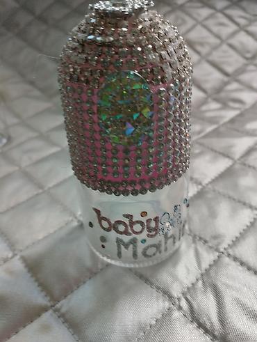 toy dekor: Bəzəkli dekor dəsti və rhinestone-lu körpə butulkaları - 3 hissəli — 9