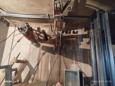 Beton işləri: Səssiz tozsuz səliqəli kəsim. Beton katlavan monolit kubik — 14