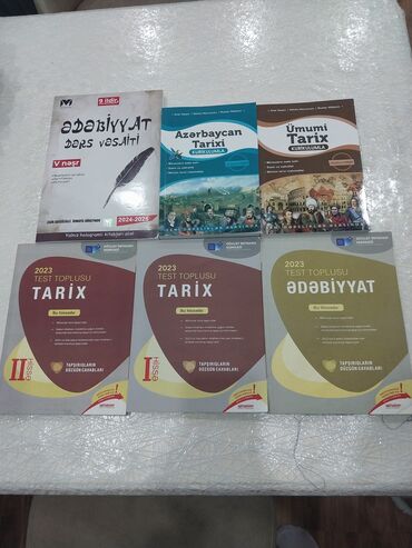 Tədris ədəbiyyatı: Məzmuna dair kitab dəsti – 6 ədəd 1) Ədəbiyyat Dərs Vəsaiti (V nəşr)