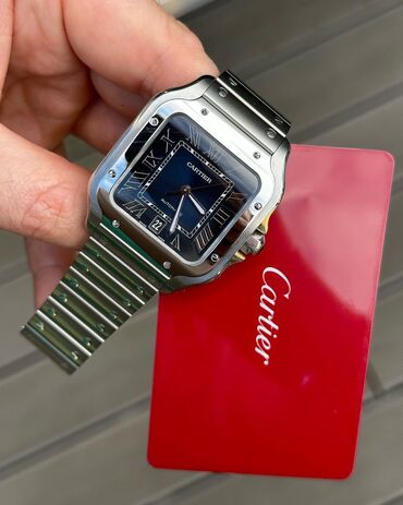 люкс копия apple watch 7: Cartier santos • Люкс качества класса ААА. • Механические часы с