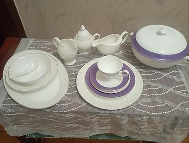 Qab-qacaq və mətbəx ləvazimatları: Nahar dəsti, rəng - Ağ, Farfor, 12 nəfərlik, Türkiyə — 4