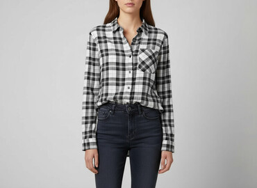mohito płaszcz w kratę: ONLY, Women`s shirt, size M