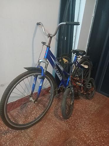 focus velosipedi: İkisi birlikde 100 azn. Böyük velosipetin arxa təkəri partlayıb. Kiçik — 2