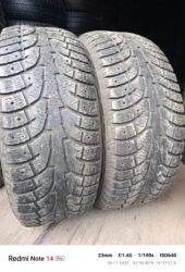 зимния резина: Шины 265 / 60 / R 18, Зима, Б/у, Пара, Легковые, Корея, Hankook