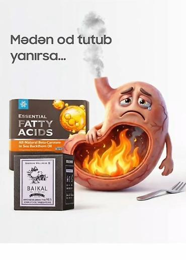 optitect vitamin c: Essential Fatty Acids + Baikal bitki çayı dəsti Mətn üzərində: “Mədən — 1