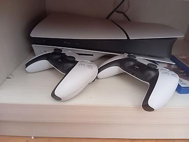 ps 5 pro 2 tb: PlayStation 5 silim (diskli versiya) oyun konsol - 2 ədəd DualSens — 1