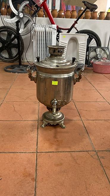 самовар на дровах: Ferqli simovar ferqli litir fergli qiymet Təsvir: - Material — 1