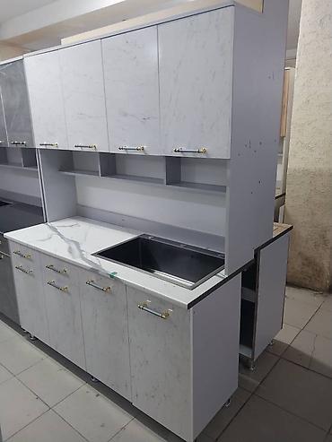 Кухонные гарнитуры: Кухонный гарнитур, цвет - Серый — 2