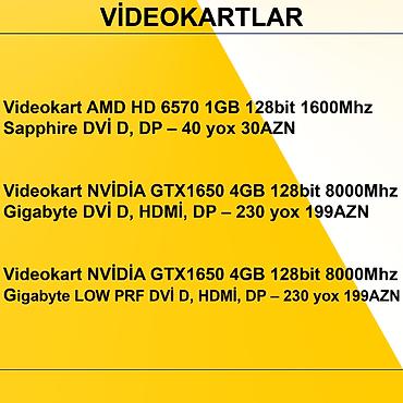 Videokartlar: Videokartlar ⭐Videokart AMD HD 6570 1GB 128bit 1600Mhz Sapphire DVİ D — 2