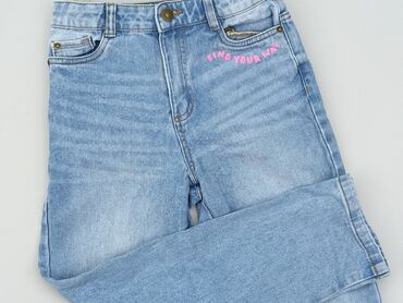 orsay girlfriend jeans: Spodnie jeansowe, SinSay, 9 lat, 128/134, stan - Bardzo dobry