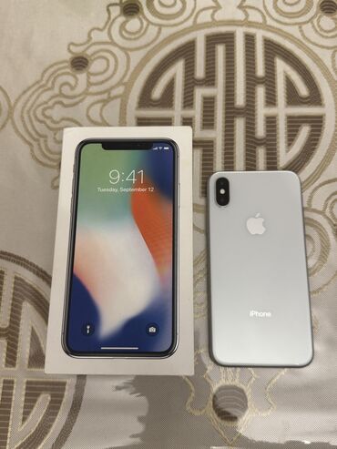 Apple iPhone: IPhone X, 256 GB, Matte Silver