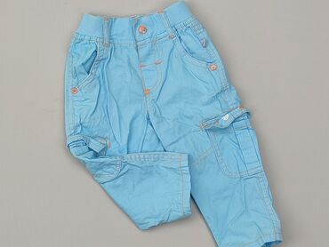 Materiałowe: Niemowlęce spodnie materiałowe, 6-9 m, 68-74 cm, Ergee, stan - Idealny