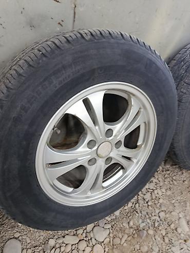 Колеса в сборе 215 / 70 / R 16, Всесезонная, Б/у, Комплект, Литые, отверстий - 5