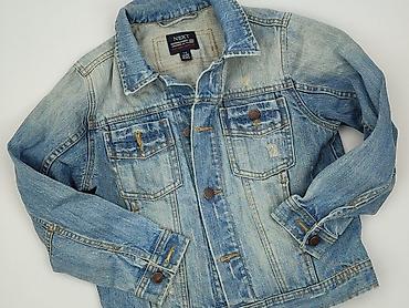 bluza next: Dziecięca kurtka jeansowa, 8 lat, 122-128 cm, Next, stan - Idealny — 1