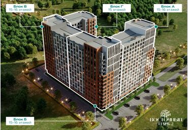 Квартиры: 2 комнаты, 72 м², 6 этаж, ПСО (под самоотделку)