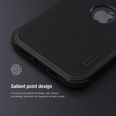 Maske i futrole za telefone: Futrola Nillkin Super Frost Pro za iPhone 15 (6.1) crna (logo cut). Uz — 7