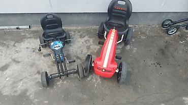 Dečiji električni automobili: Dečiji pedali go-kartovi – 2 modela - Model 1: Crveni „Abarth” — 3