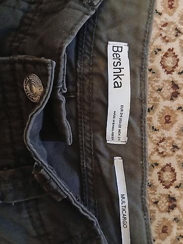 Şalvarlar: Şalvar, Bershka, 2XS, rəng - Yaşıl — 3