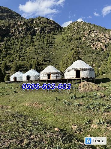 Аренда юрт: Аренда юрты, Каркас Деревянный, 85 баш, Стол — 11