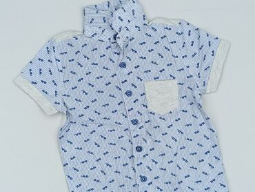 Shirts: Shirt 2-3 years, condition - Good, pattern - Print, color - Light blue