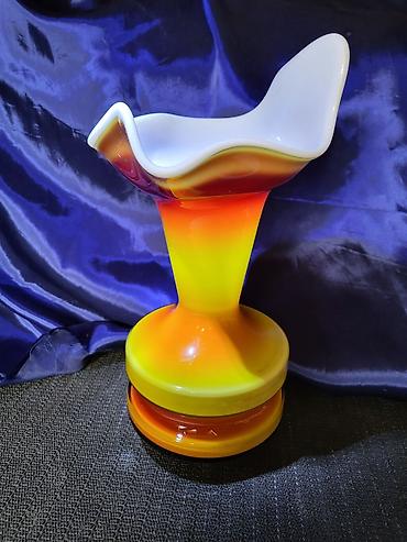 Ostali antikviteti: Vaza Dragan Drobnjak,rucni rad iz 70ih.god. Vaza Dragana Drobnjaka — 2