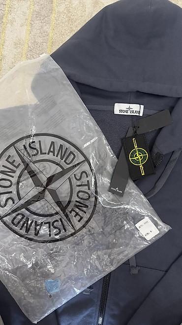 Толстовки: Stone Island — худи на молнии с капюшоном, размер M. Характеристики — 5
