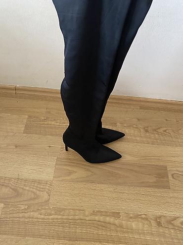 Uzunboğaz, Zara, Ölçü: 38, rəng - Qara, İşlənmiş