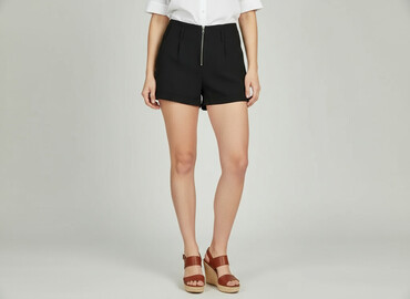 krótkie spodenki damskie z wysokim stanem duże rozmiary: Pronto Moda, Shorts for women, size S