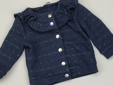 niebieski sweterek dla niemowlaka: Kardigan, So cute, 6-9 m, stan - Zadowalający