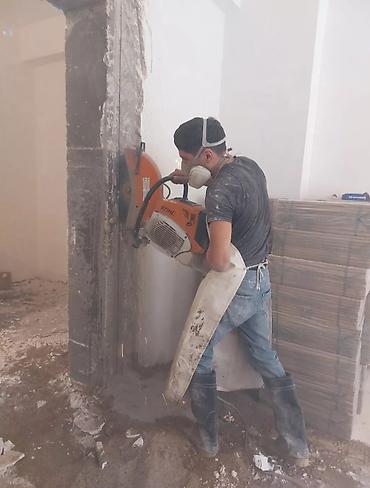 plastik ayna qapi: Beton kəsmə və deşmə xidməti - Armaturlu beton, daş, kərpic və — 1