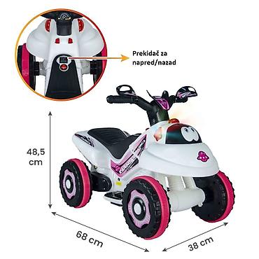 Dečiji električni automobili: Motor Ant 6V – Beli (Šifra proizvoda: 30) Električni dečiji — 8