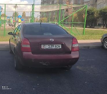 mazda sedan: Nissan Primera: 2003 г., 1.8 л, Кол менен иштөөчү, Бензин, Седан — 2