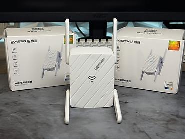 Modemlər və şəbəkə avadanlıqları: DOREWIN Wi‑Fi siqnal gücləndirici / təkrarlayıcı/ router 300mb/s 2.4g — 1