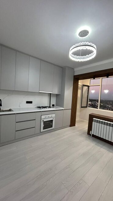 квартиры в канте продажа: 1 бөлмө, 48 кв. м, 108-серия, 9 кабат, Евроремонт
