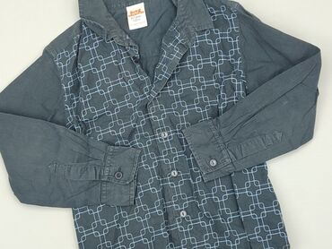 Shirts: Shirt 7 years, condition - Good, pattern - Print, color - Black