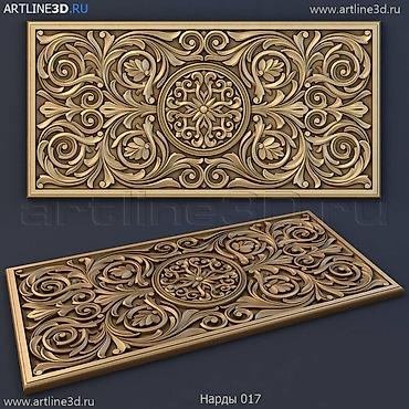 Нарды: Нарды с художественной резьбой - Эксклюзивные резные нарды с богатым — 4